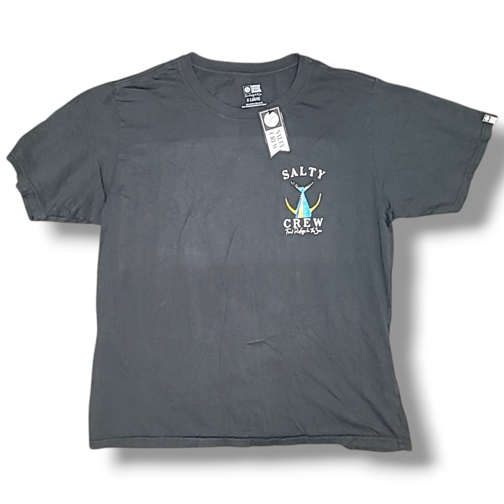 Salty Crew Tailed Boyfriend Tee Shirt Women's Black Tee XL S43 NWT